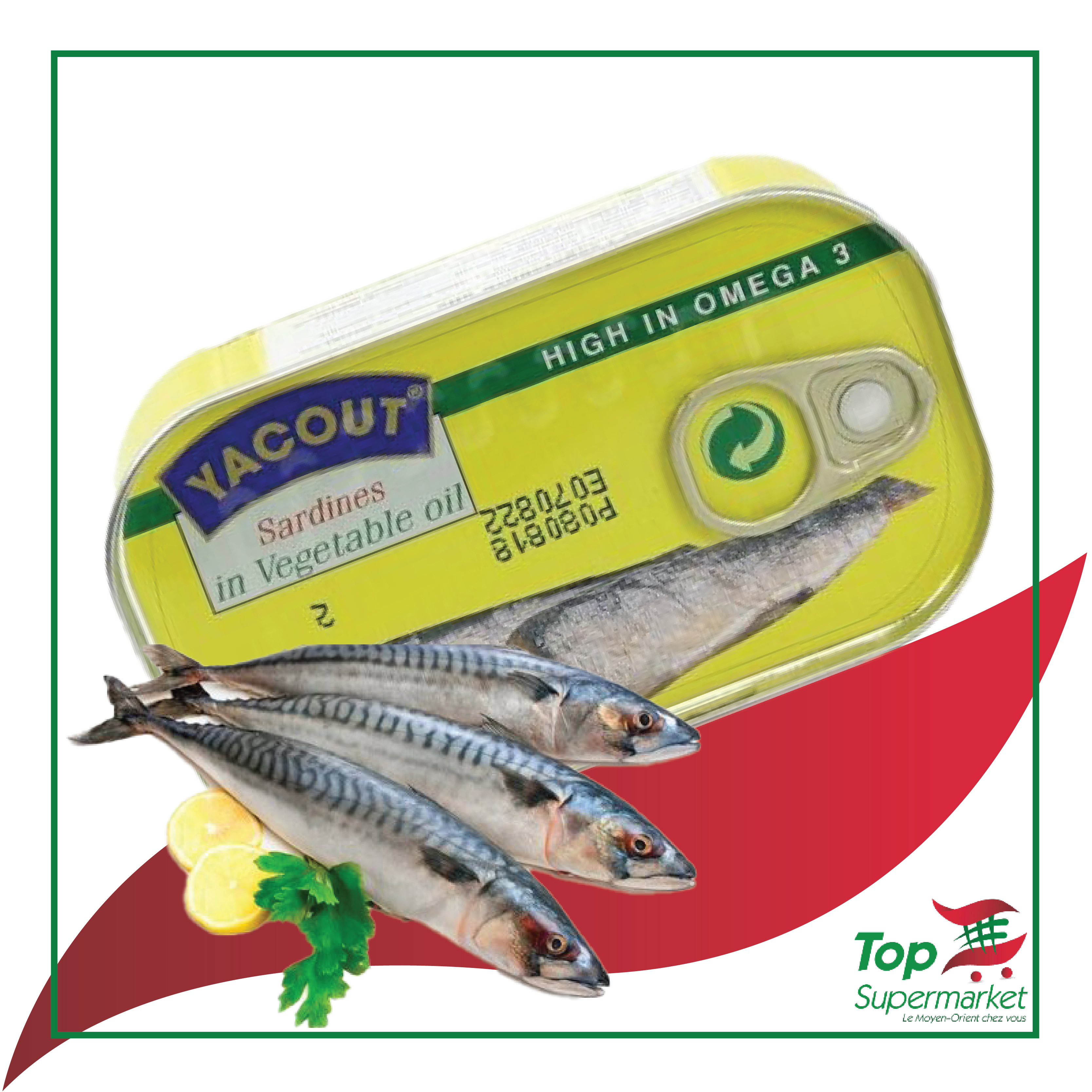 Yacout sardines 125gr
